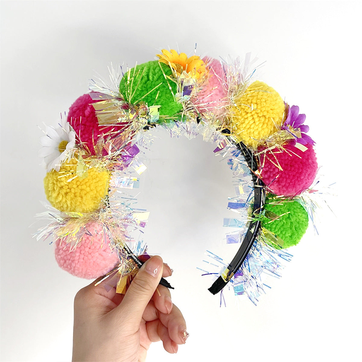 Wholesale All-match Three-dimensional High Cranium Top Pair Red New Year Holiday Headband